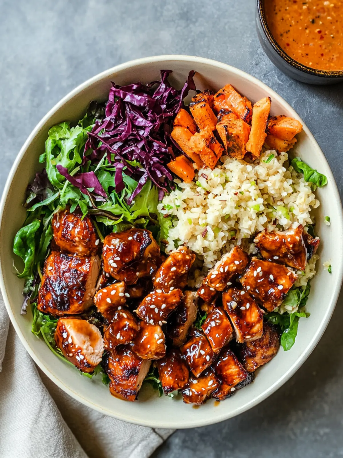 Hot Honey Chicken Plate (Sweetgreen Dupe)