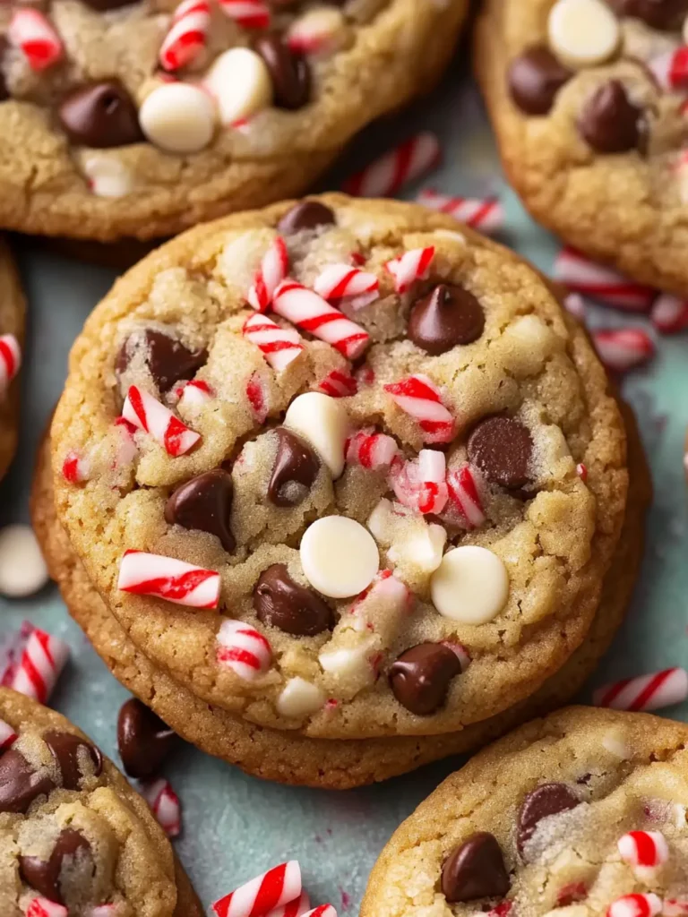 Peppermint Chocolate Chip Cookies