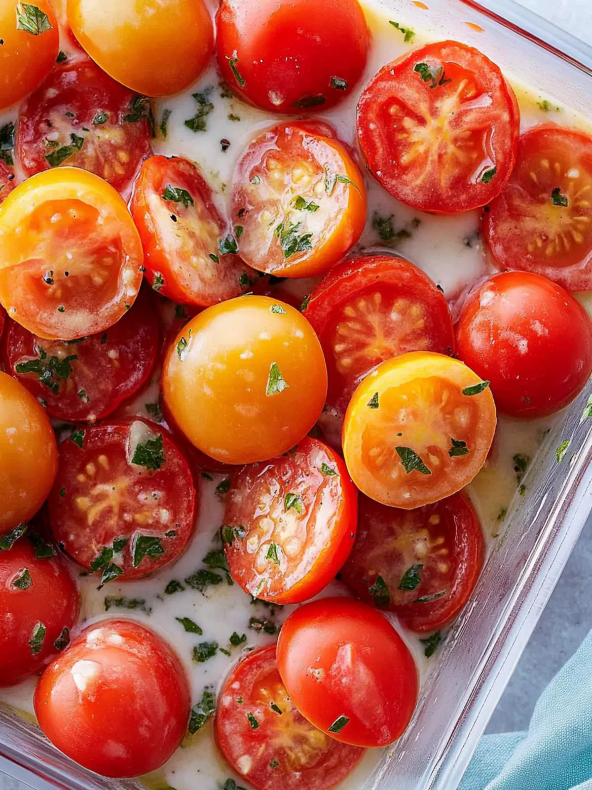 Tomatoes with Buttermilk Vinaigrette