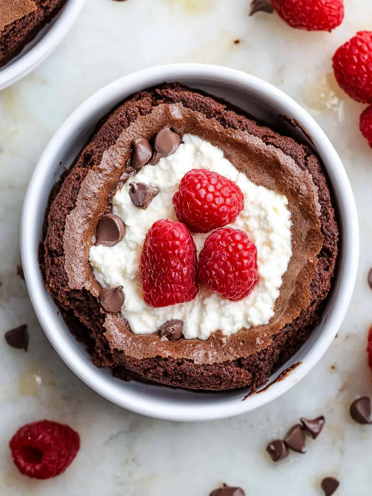 Single-Serve Cottage Cheese Brownie