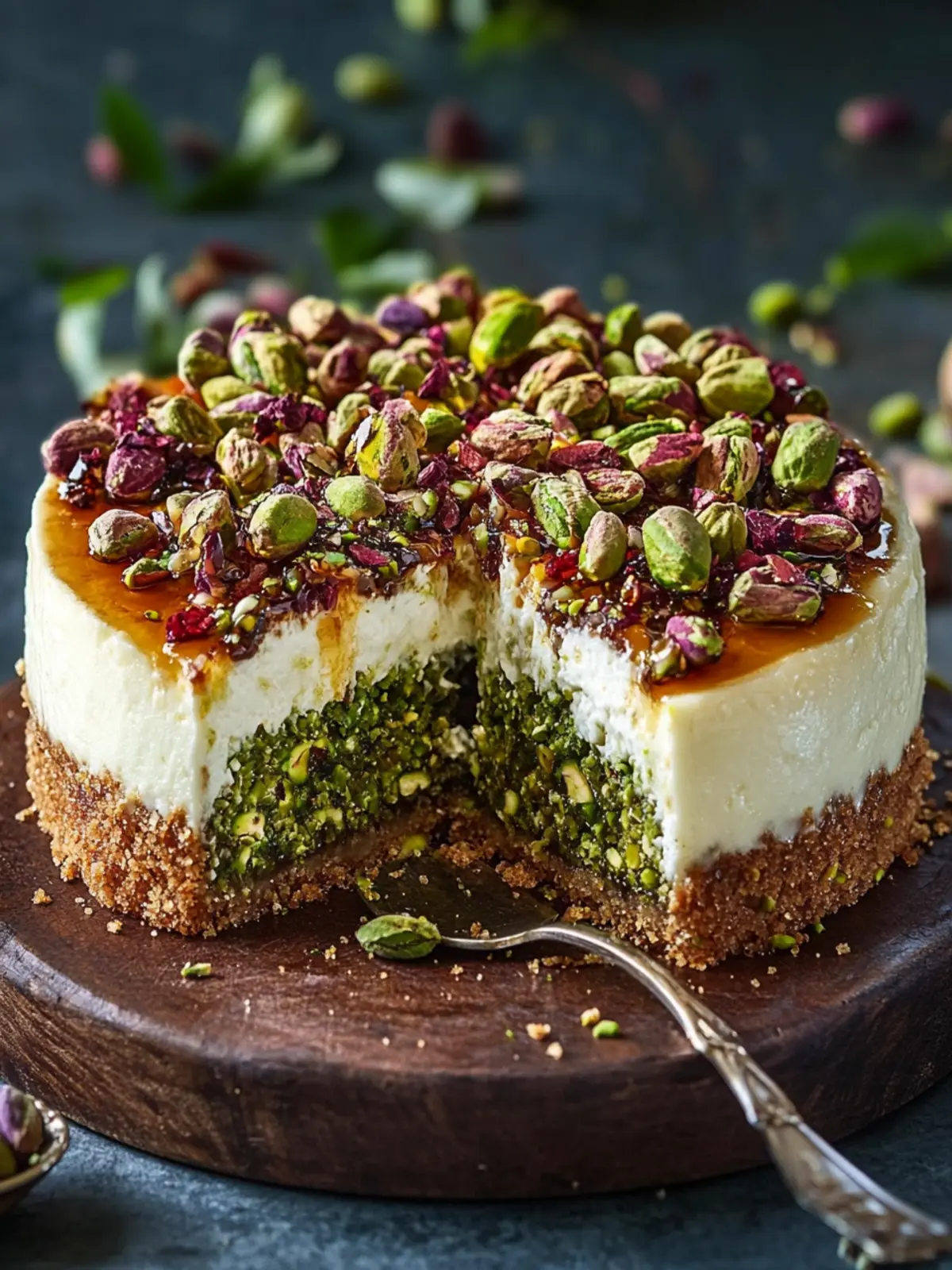 Baklava Pistachio Cheesecake Supreme