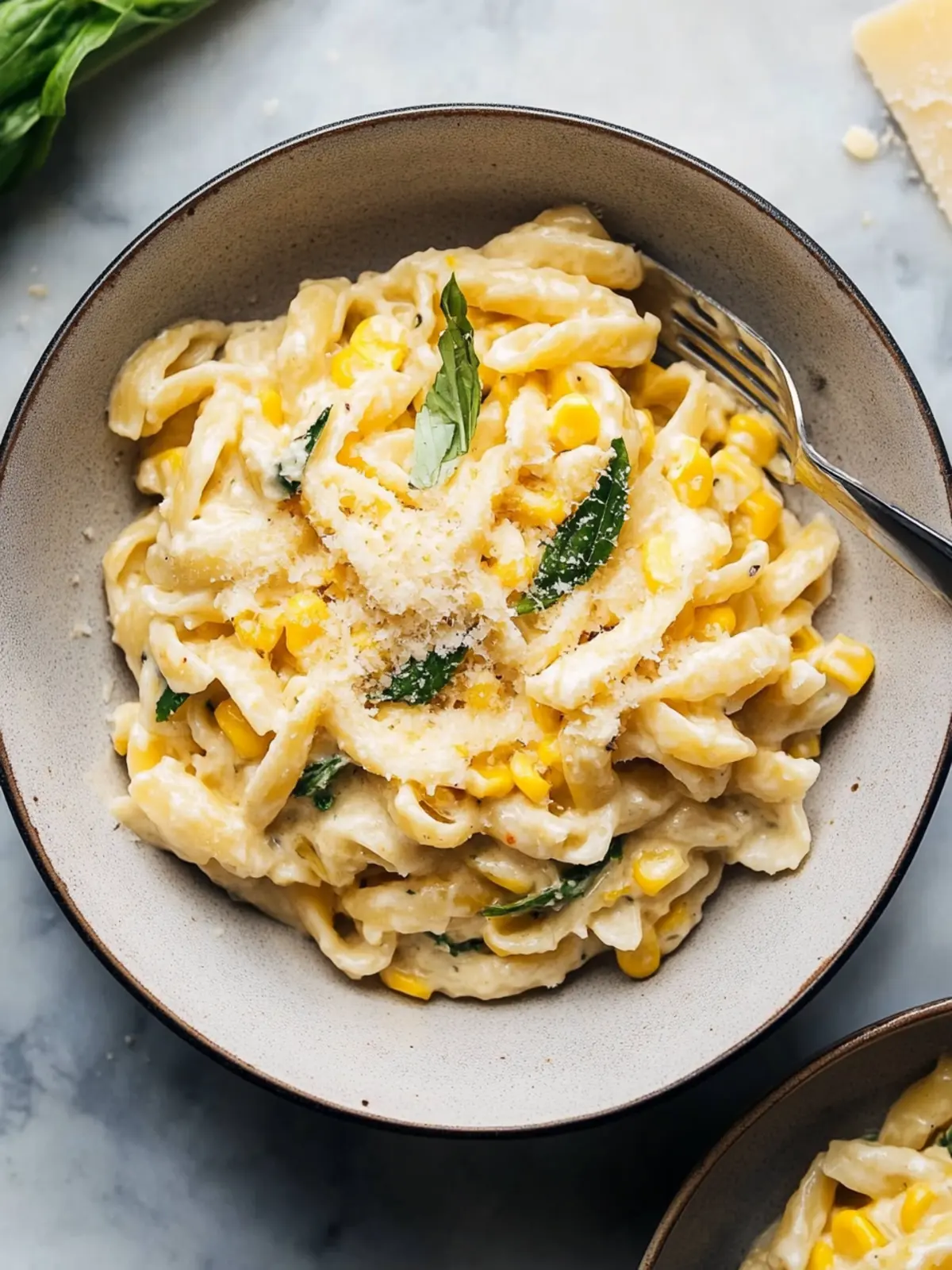 Easy Creamy Corn Pasta