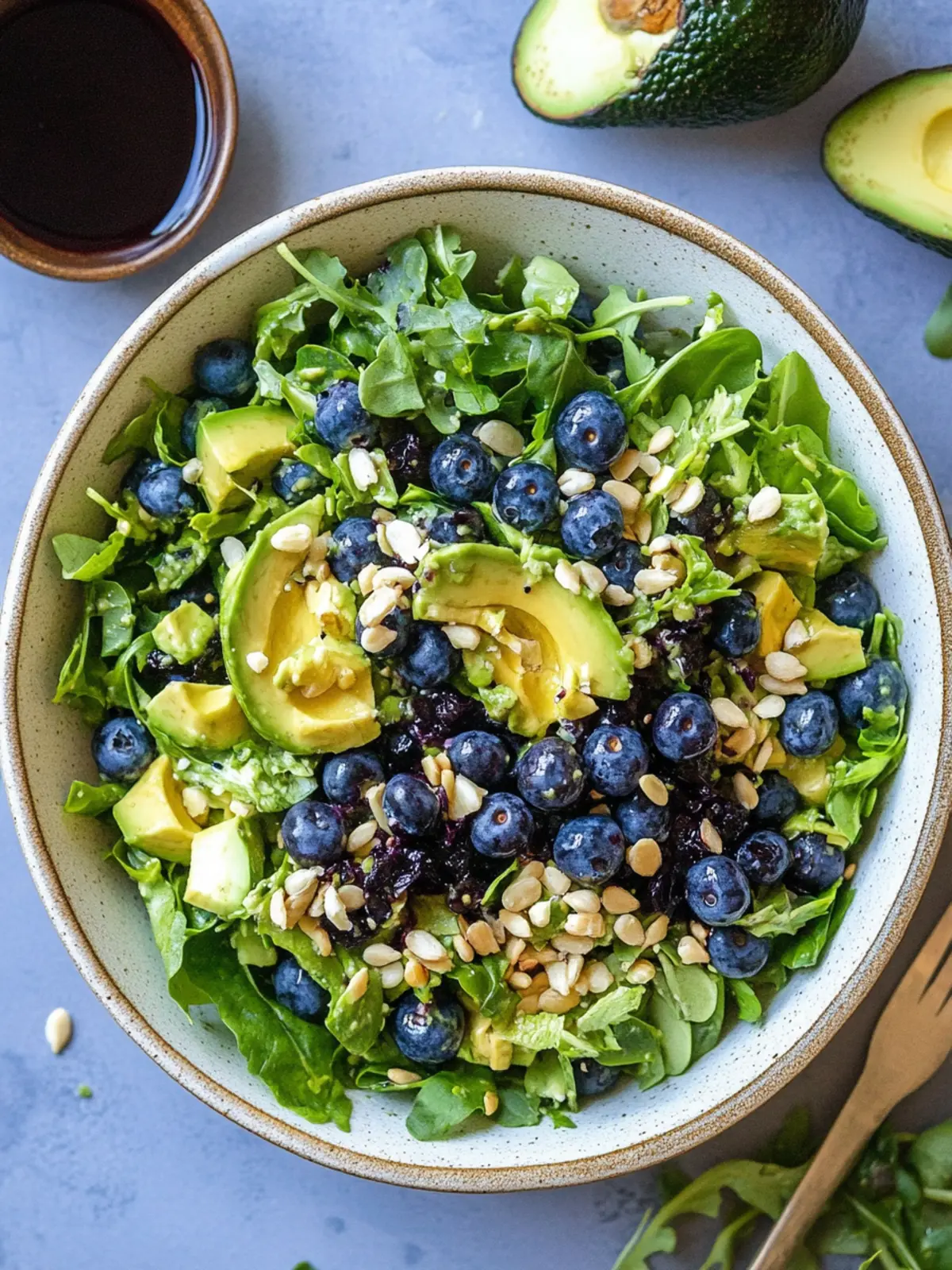 Blueberry Avocado Sunflower Seed Chopped Salad
