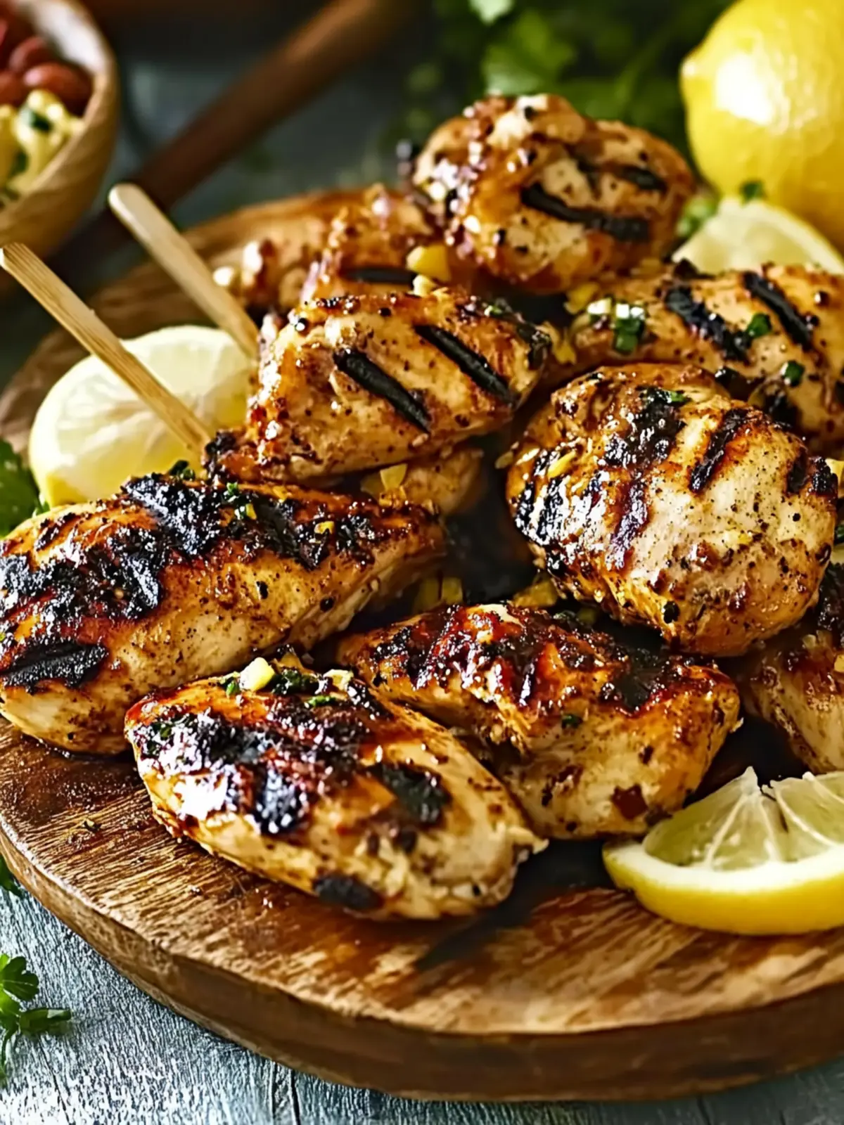Frango churrasco (Grilled lemon & garlic chicken)