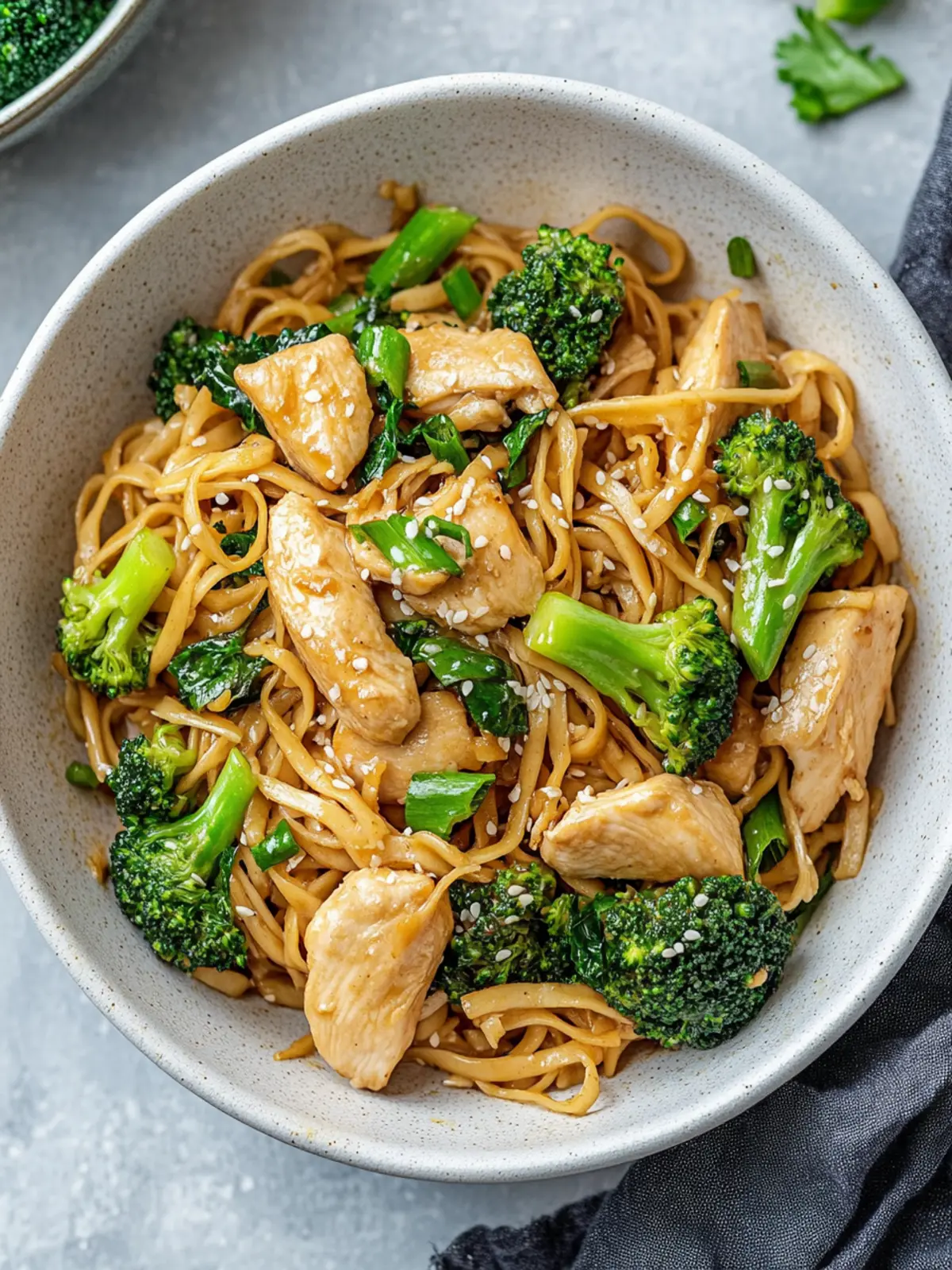 Chicken Broccoli Stir Fry Noodles