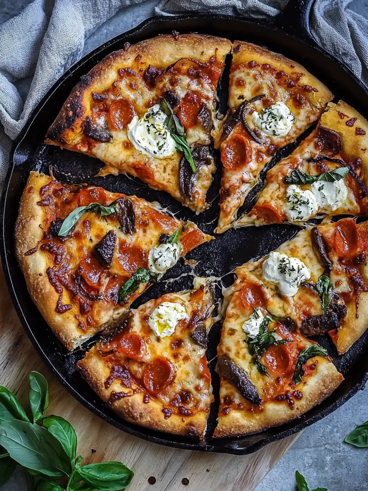 Cast Iron Skillet Pizza