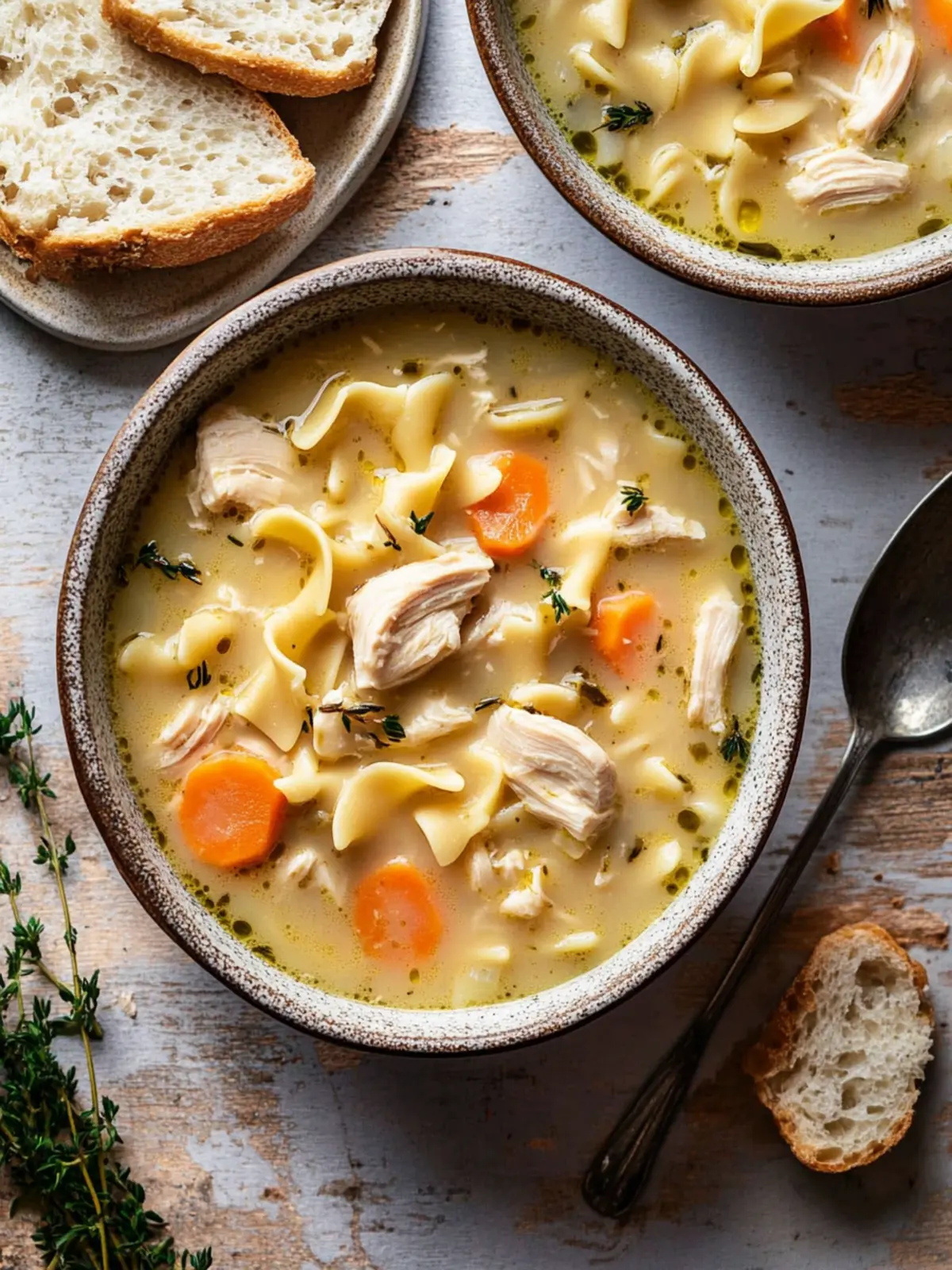 Creamy Homestyle Chicken Noodle Soup