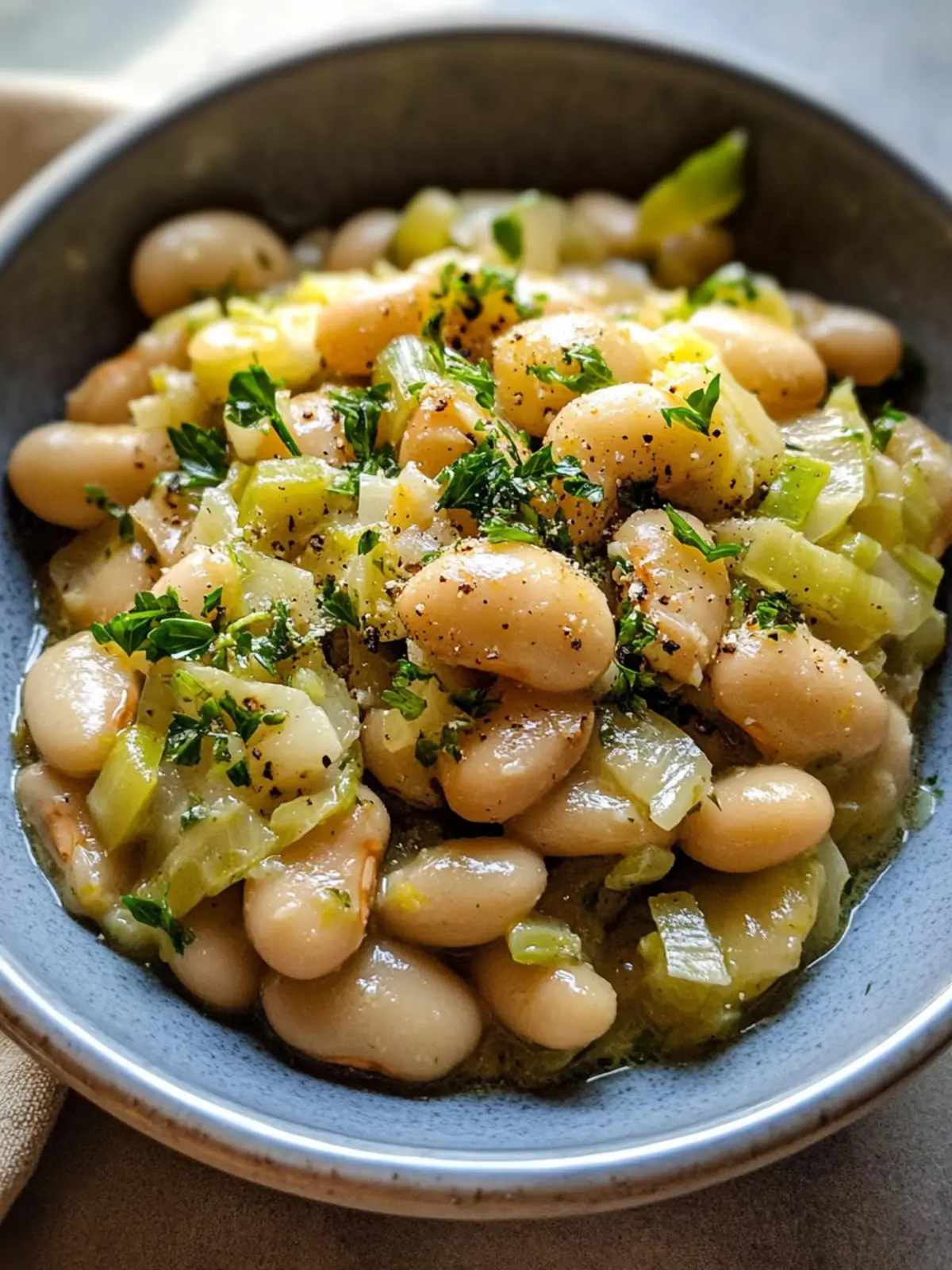 Amazing Butter Beans with Leeks in 30 Minutes