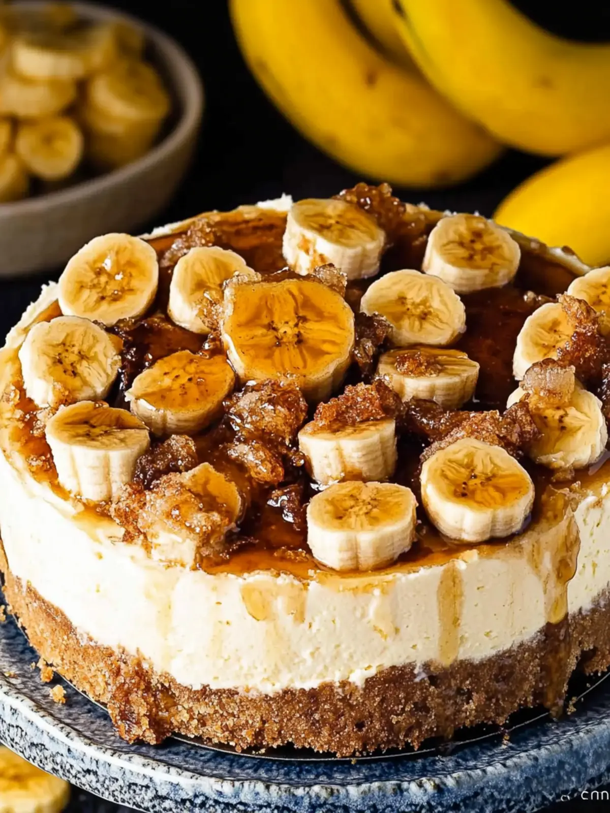 Bananas Foster Cheesecake