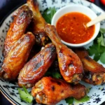 Singapore Hawker BBQ Wings with Chilli Dip Recipe