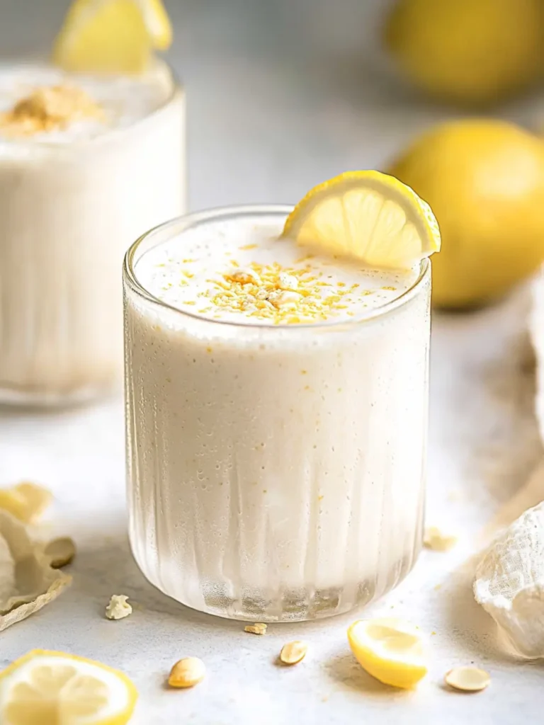 Lemon Smoothie with Almond Milk