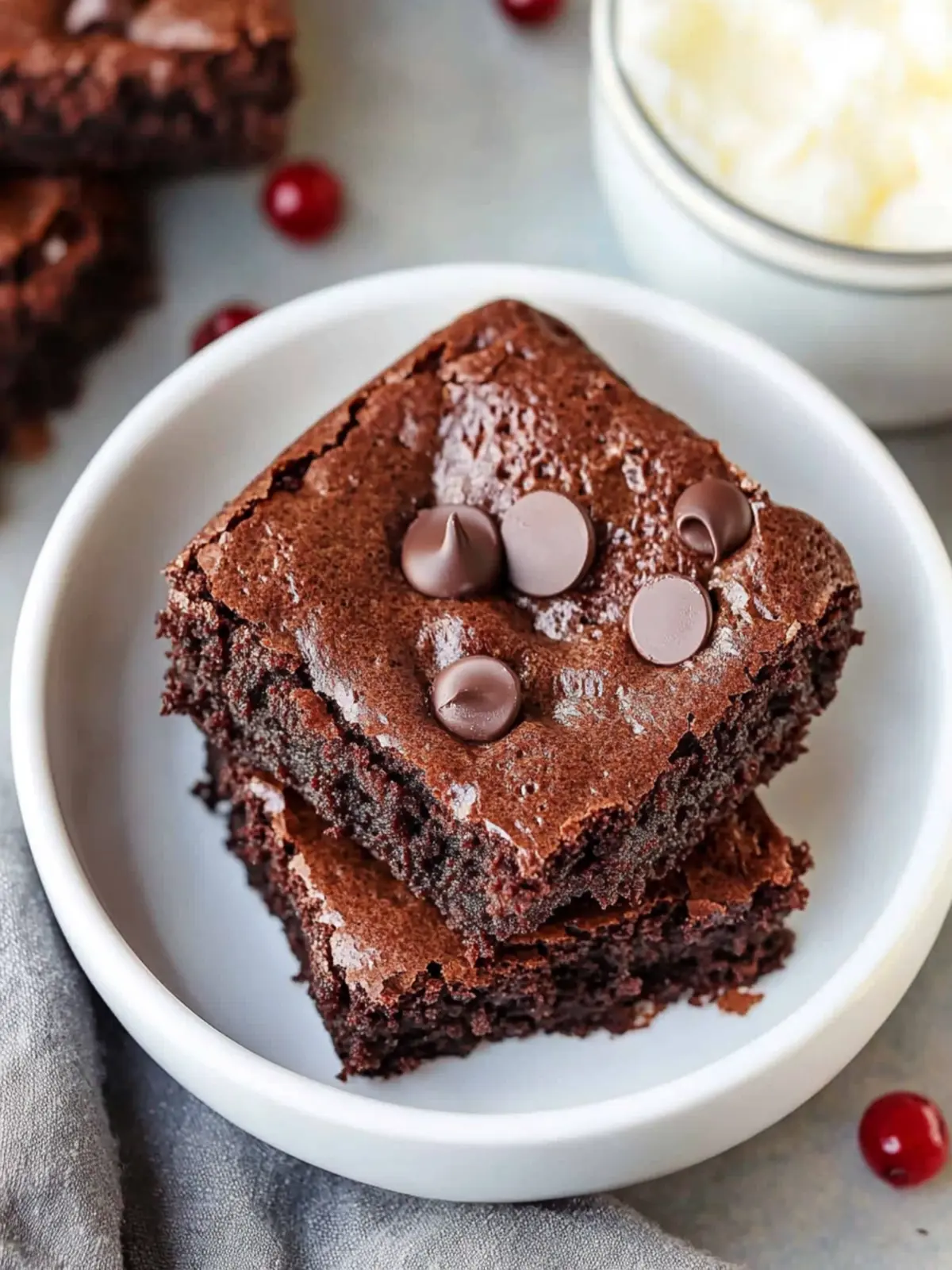 Single-Serve Cottage Cheese Brownie