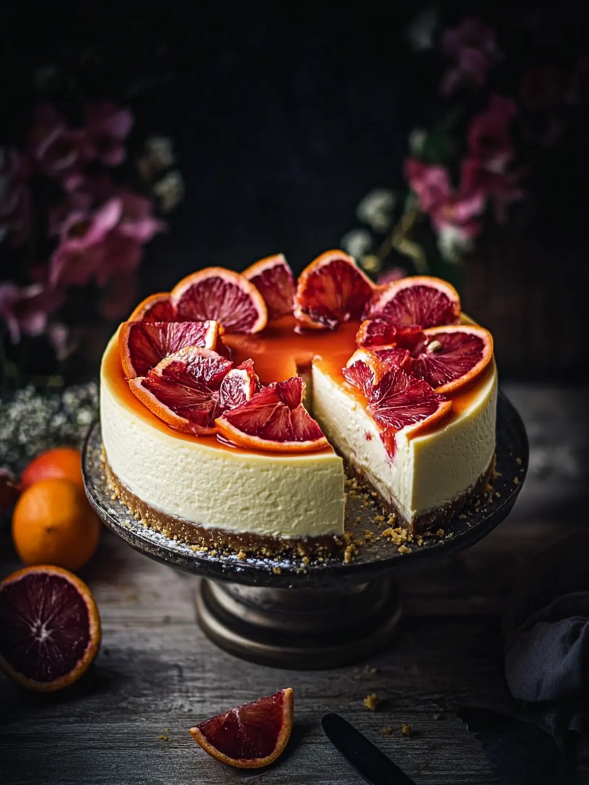 Blood Orange Cheesecake