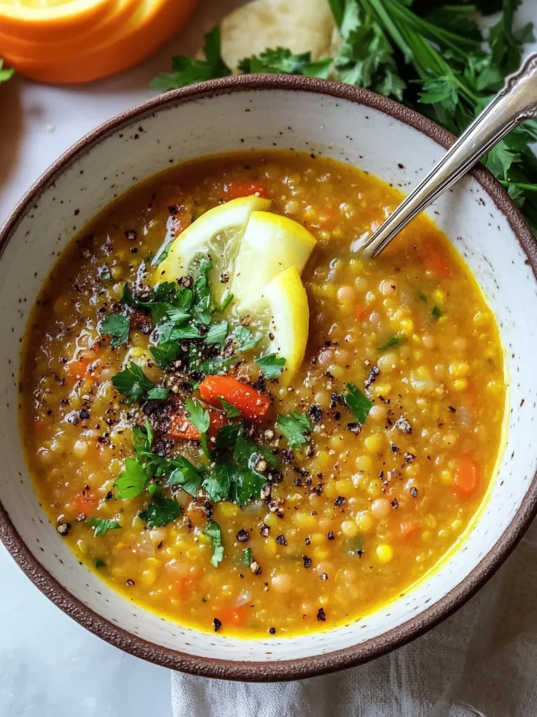 Egyptian Lentil Soup