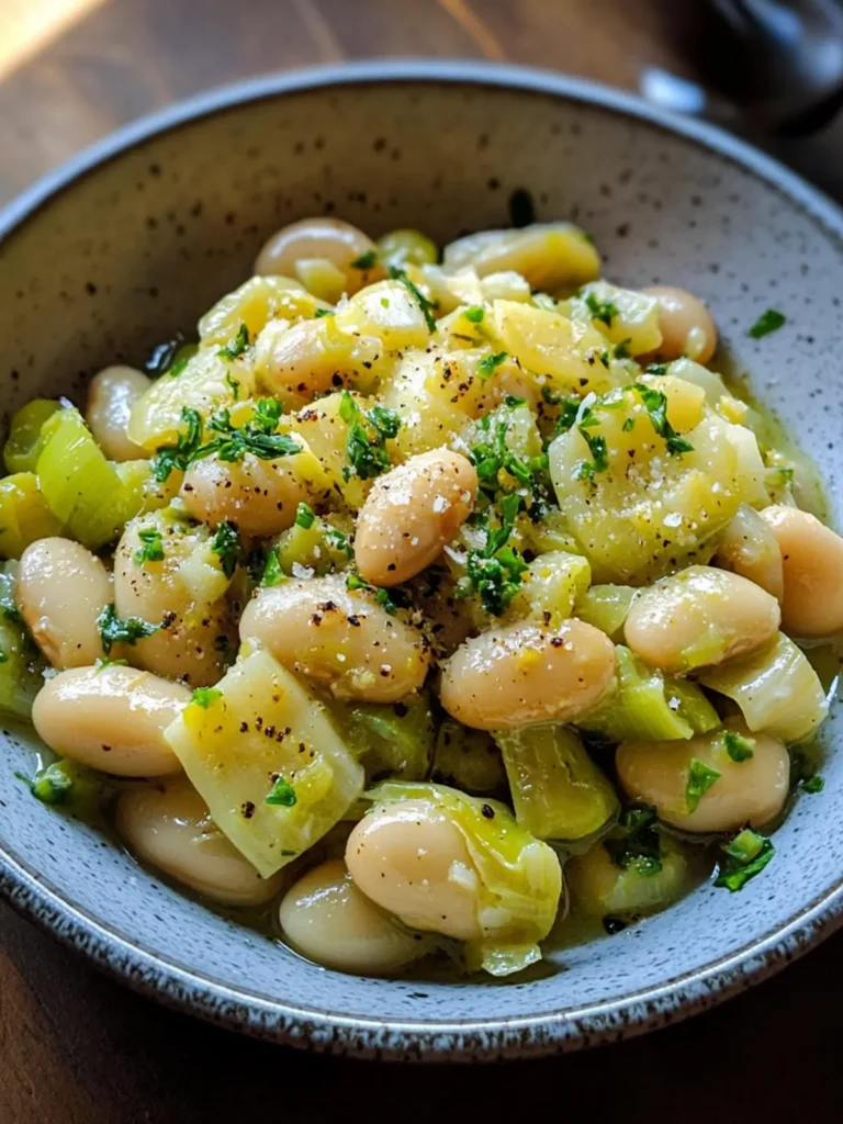 Amazing Butter Beans with Leeks in 30 Minutes