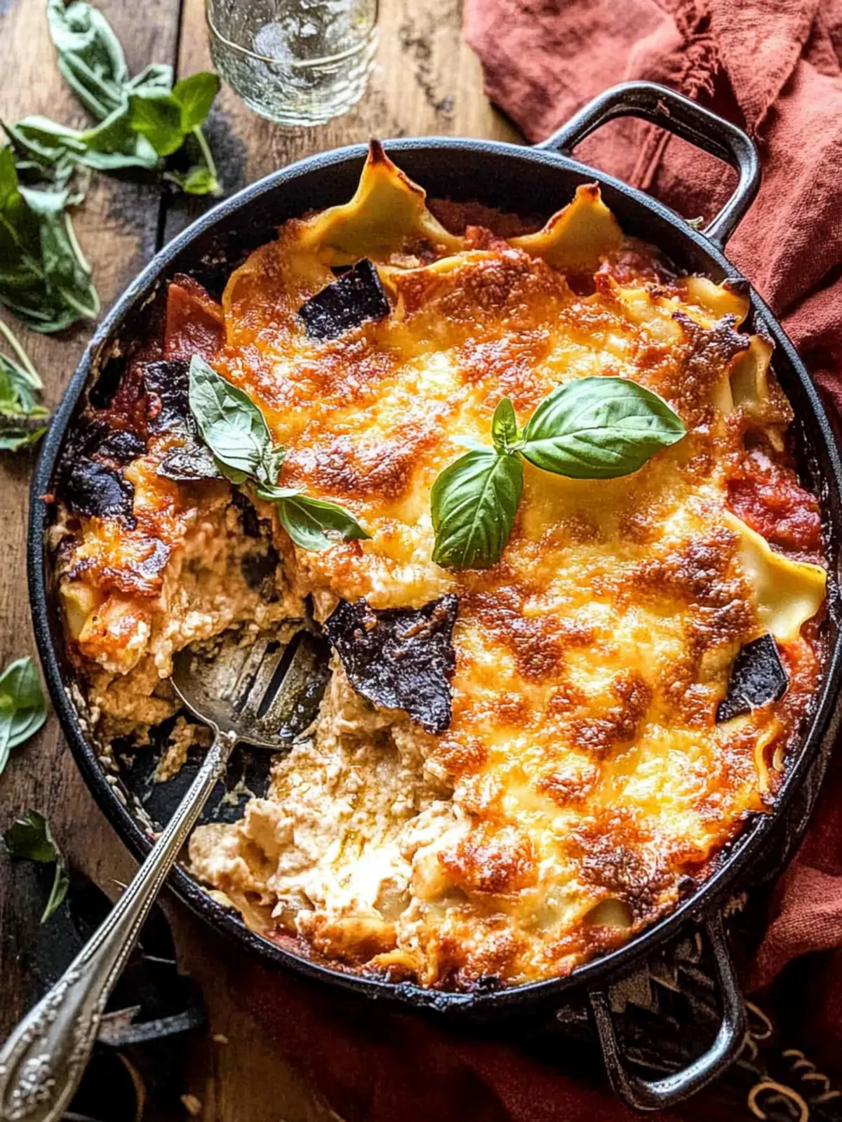 Dutch Oven Lasagna