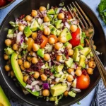 Chickpea, Avocado and Sun-Dried Tomato Salad