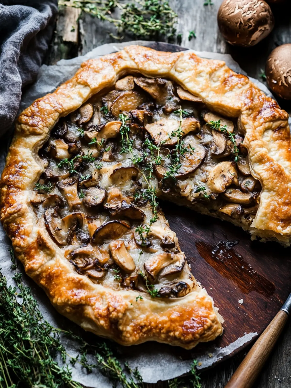 Wild Mushroom Galette