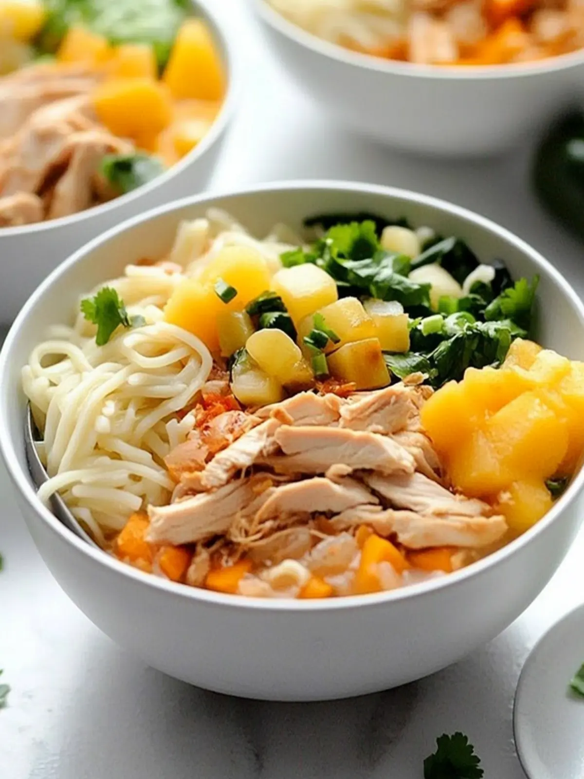 Hawaiian Chicken Noodle Bowls