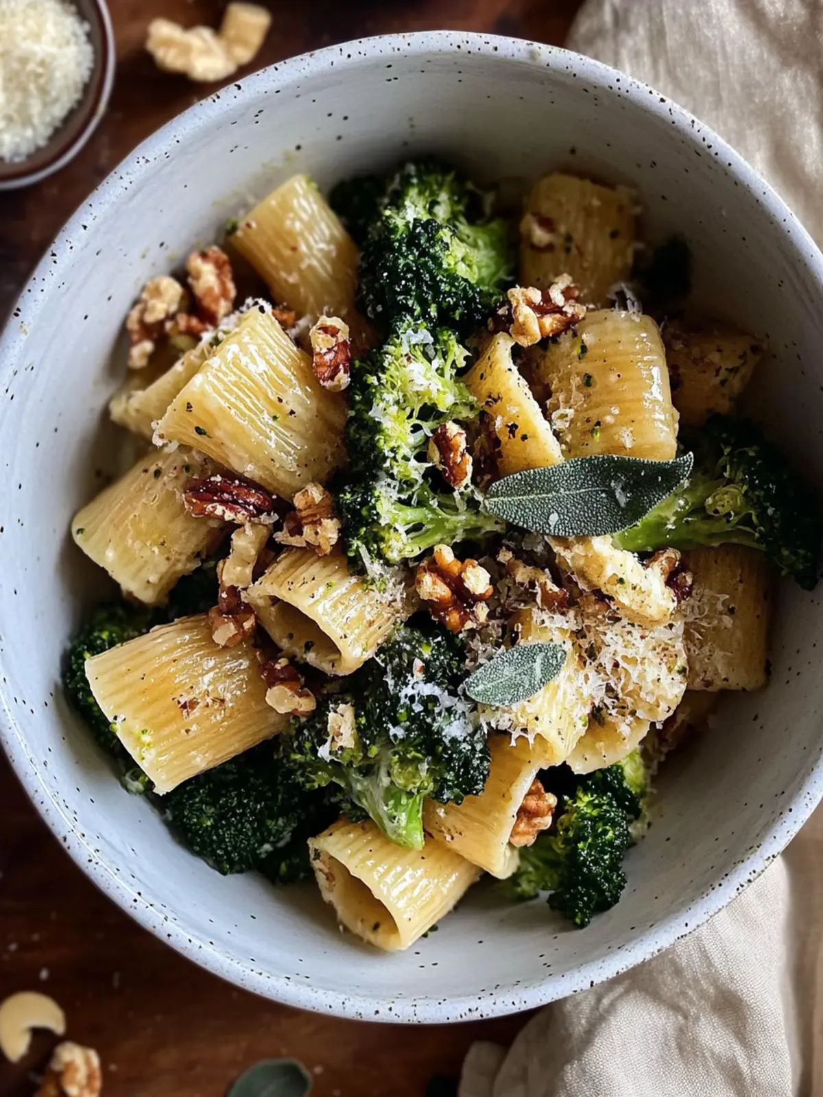 Brown Butter Broccoli, Sage, & Walnut Pasta