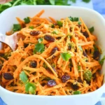 Healthy Carrot Raisin Salad (Vegan, Gluten-free)