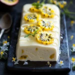 White Chocolate and Passion Fruit Semifreddo