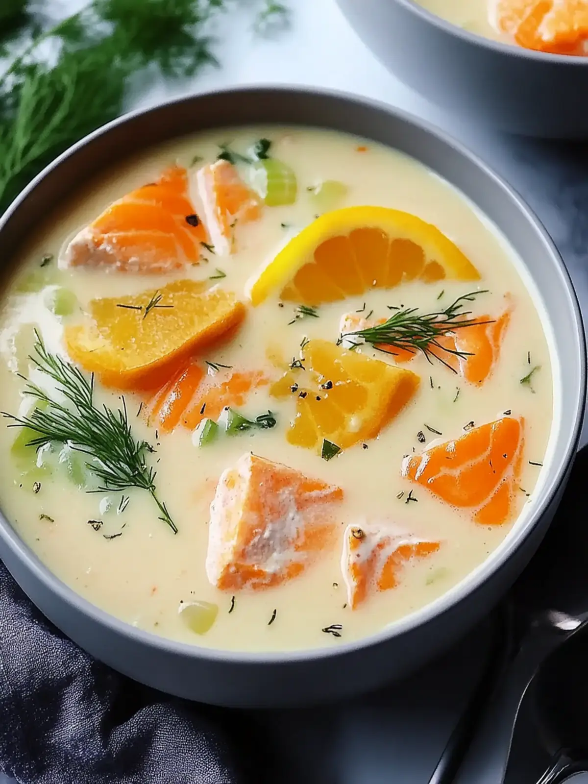 Creamy Salmon Soup