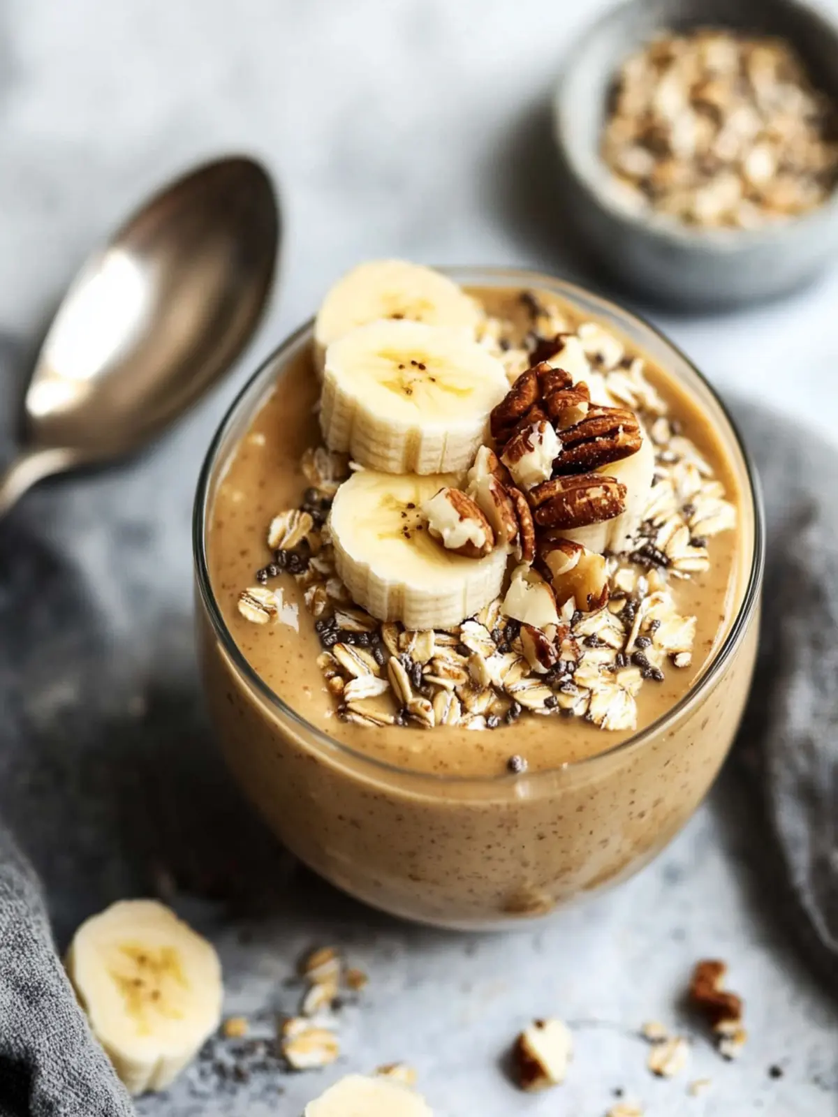 Peanut Butter Banana Overnight Oats
