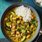 courgette and white bean curry