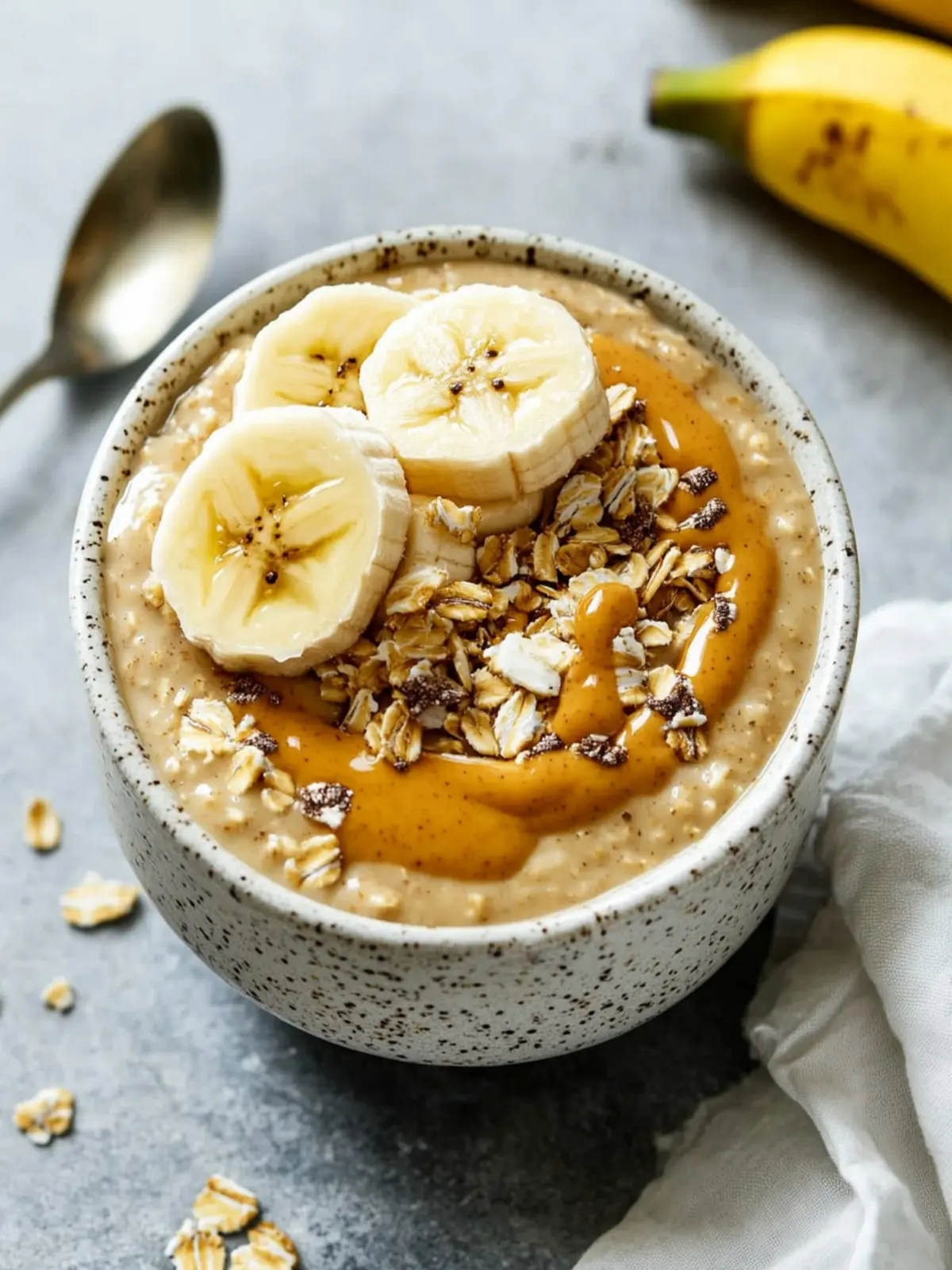 Peanut Butter Banana Overnight Oats
