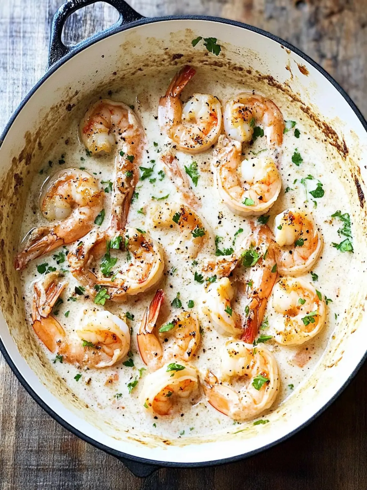 Garlic Shrimp in Coconut Milk