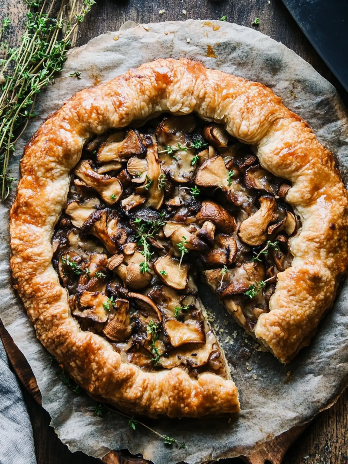 Wild Mushroom Galette
