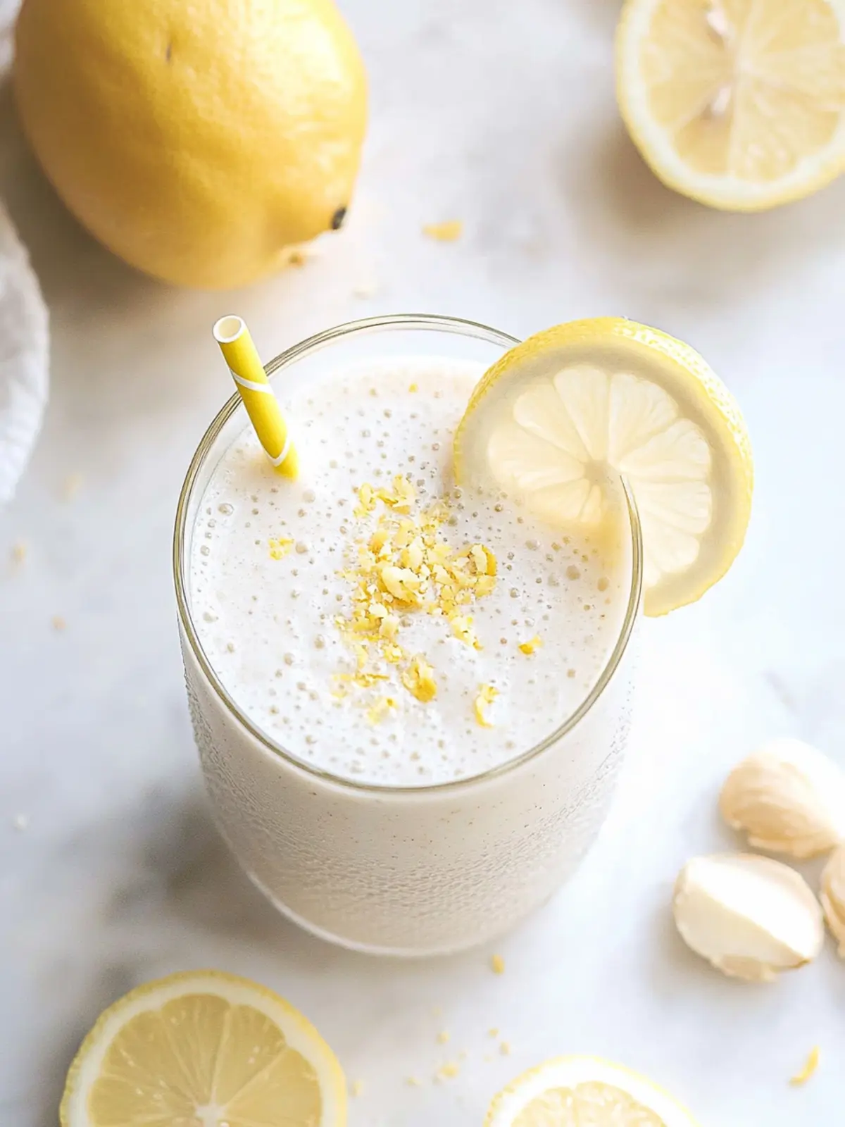 Lemon Smoothie with Almond Milk