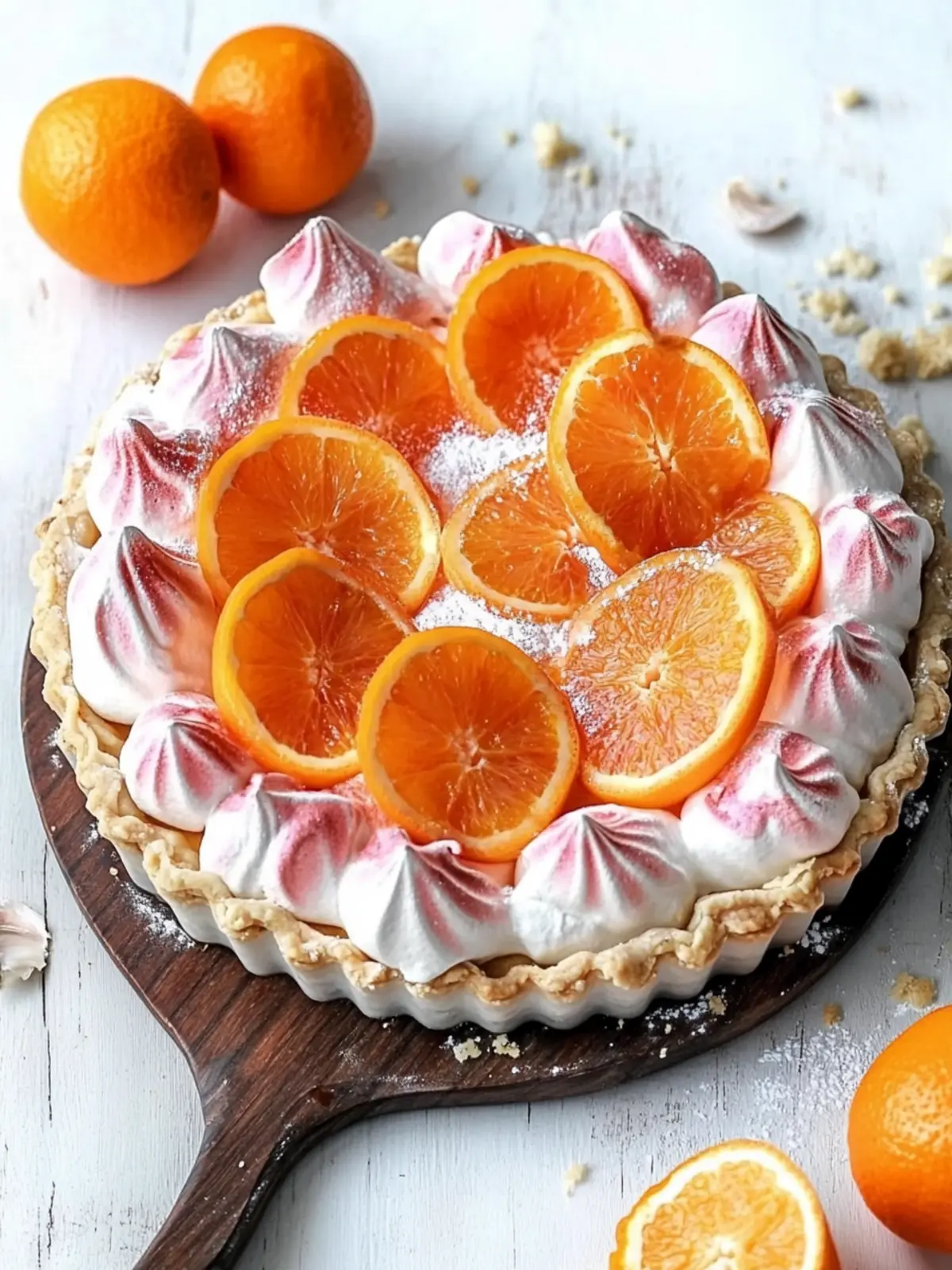 Cara Cara Orange Meringue Tart