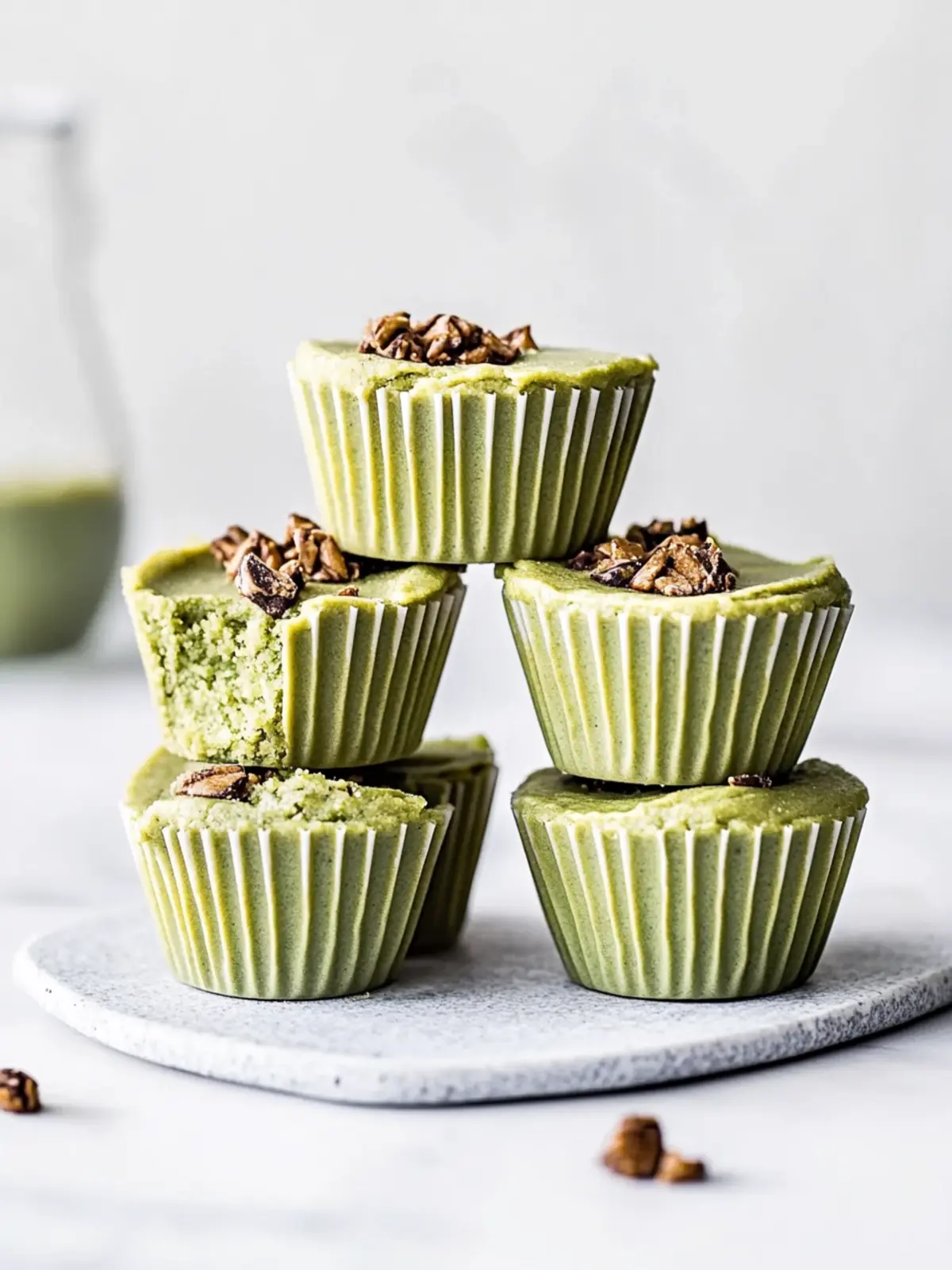 Matcha Cookie Dough Cups