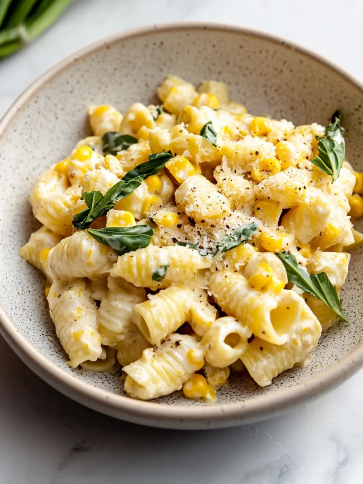 Easy Creamy Corn Pasta