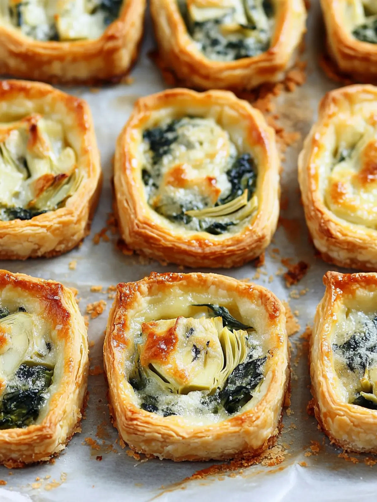 Spinach Artichoke Tarts