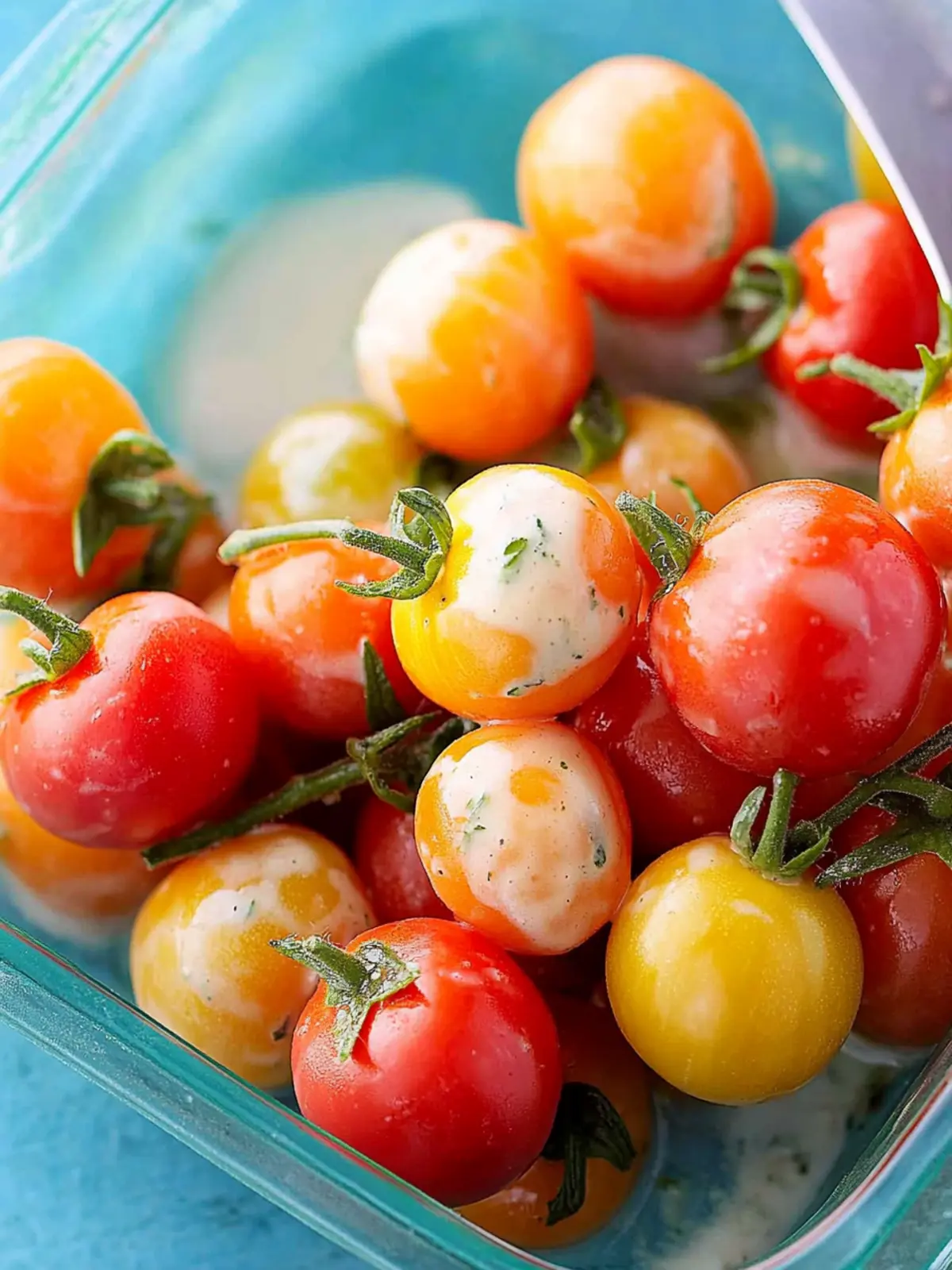 Tomatoes with Buttermilk Vinaigrette
