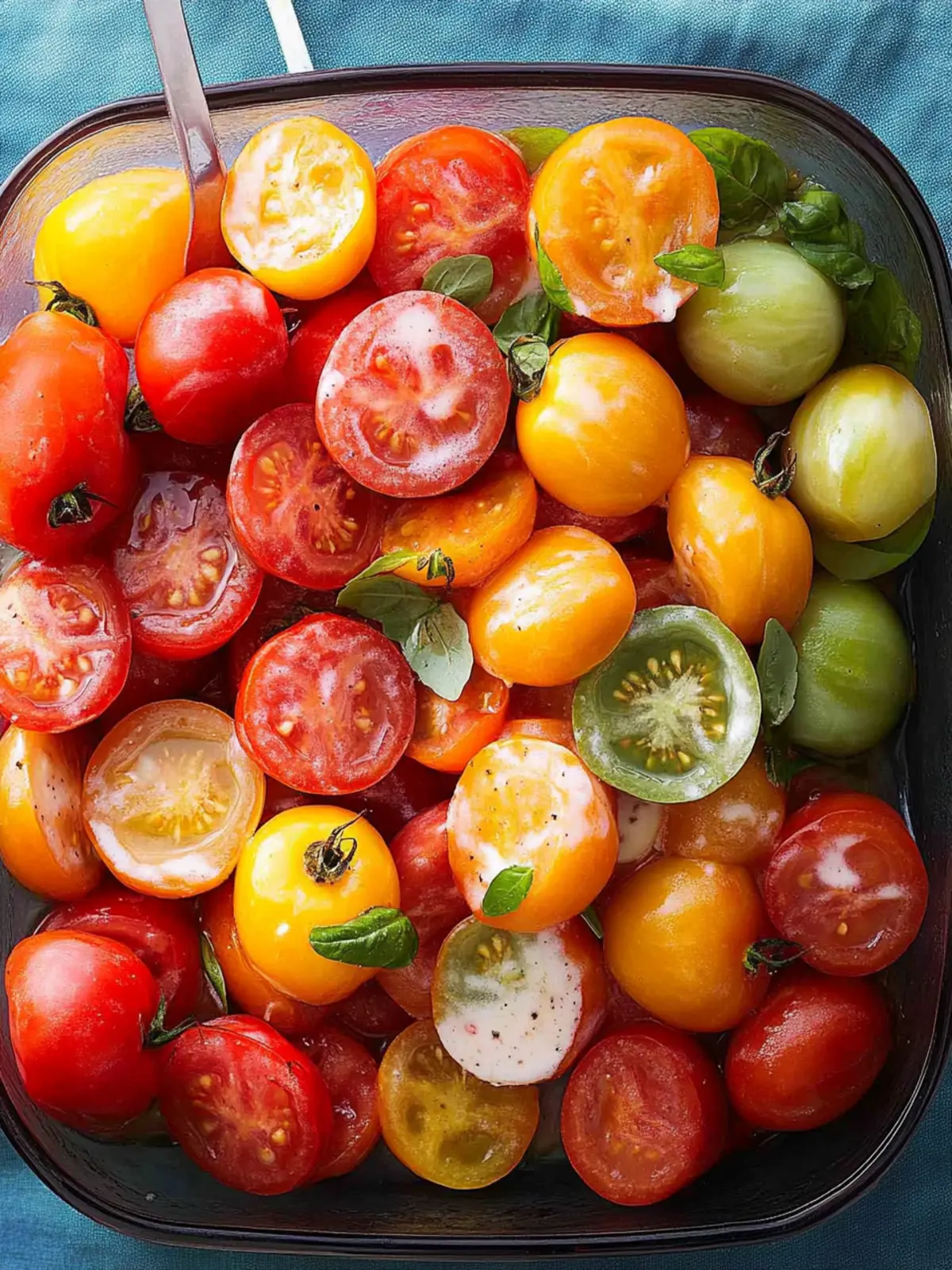 Tomatoes with Buttermilk Vinaigrette