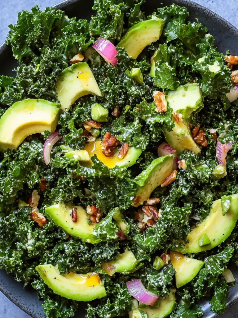 Kale Salad with Honey Dijon Vinaigrette