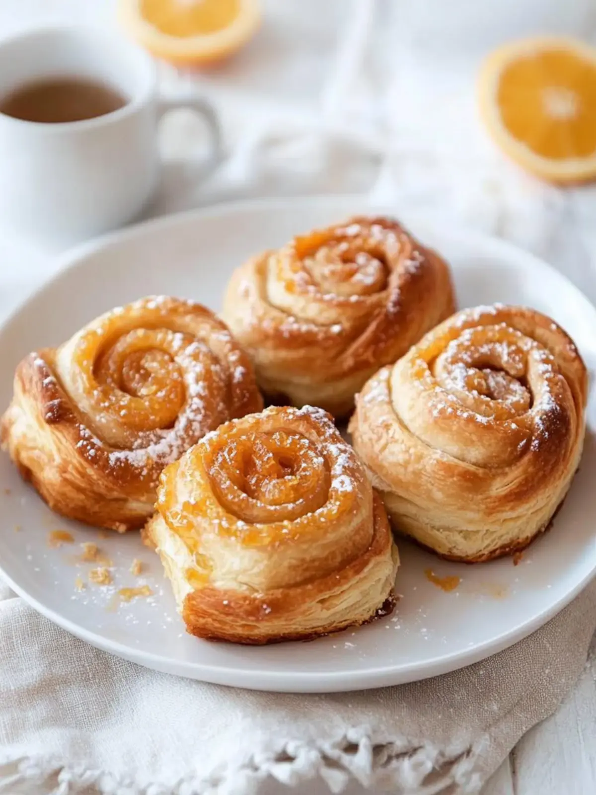 Marzipan & Orange Blossom Morning Buns