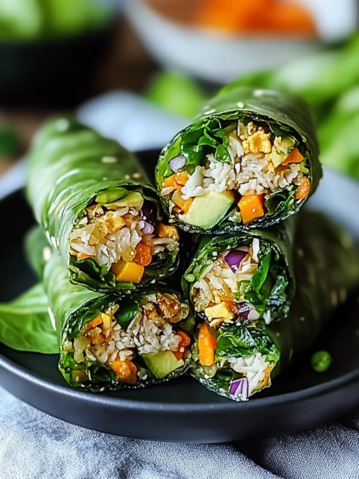 Seaweed Salad Wraps