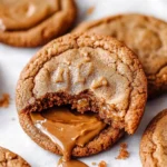 Biscoff Cookie Butter Cookies with Lava Center