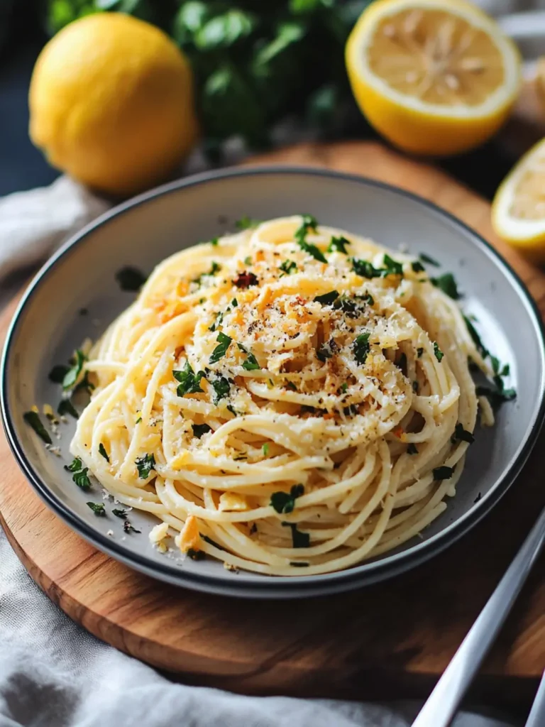 Lemon Garlic Pasta