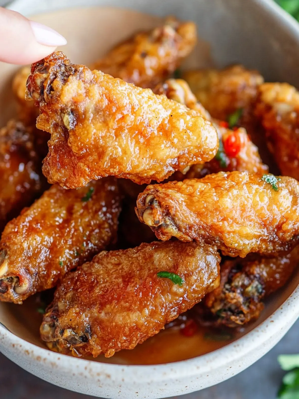 Vietnamese Fish Sauce Fried Chicken Wings
