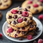 Raspberry Chocolate Chip Cookies