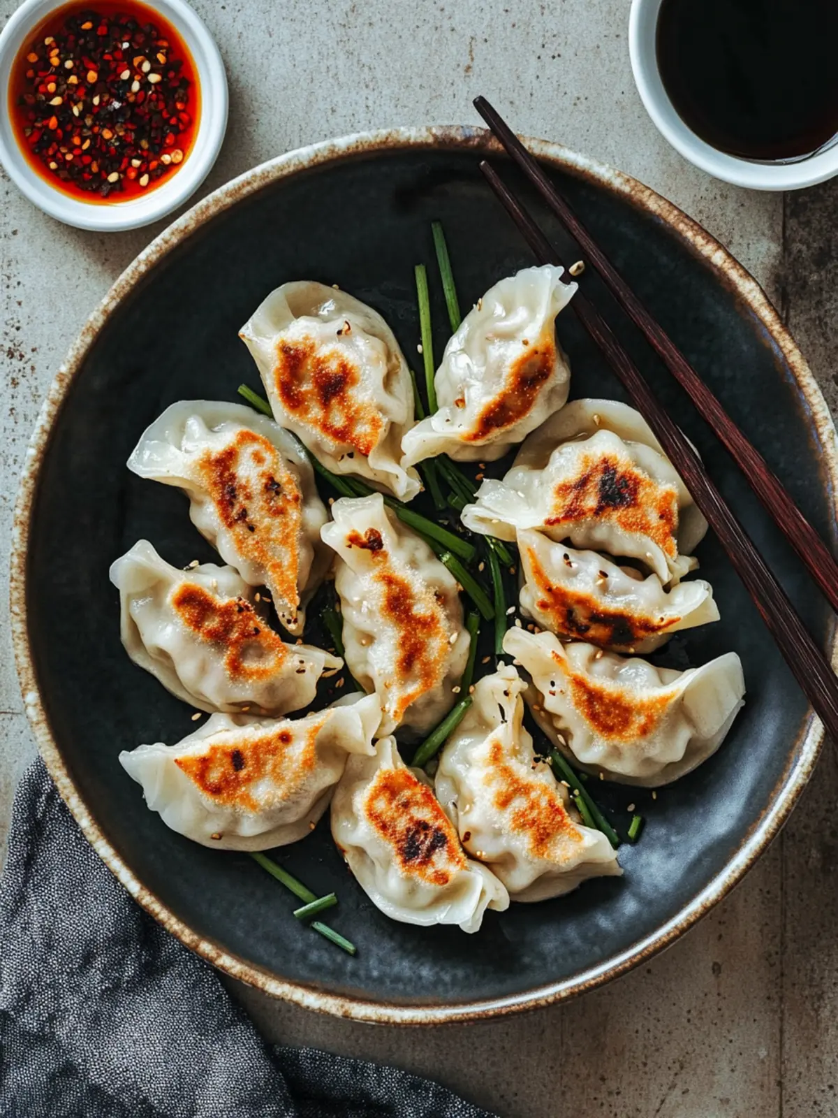 Pork and Chive Dumplings