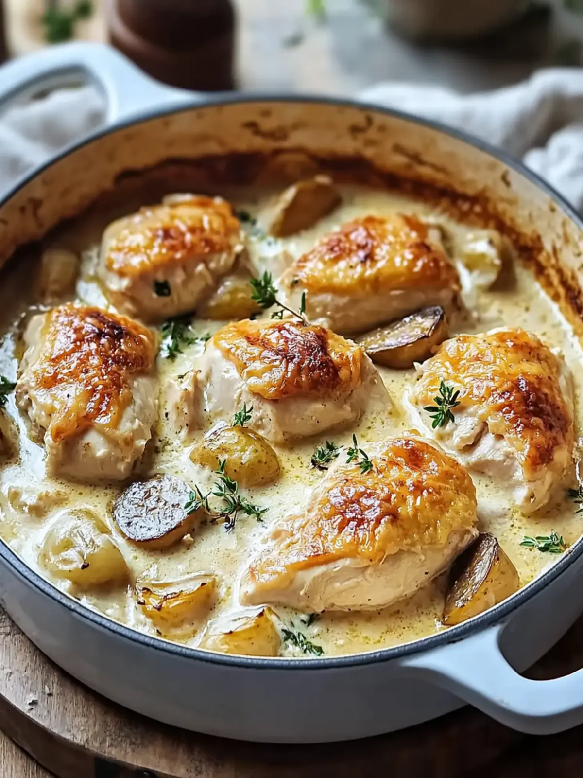 Creamy French Chicken Casserole