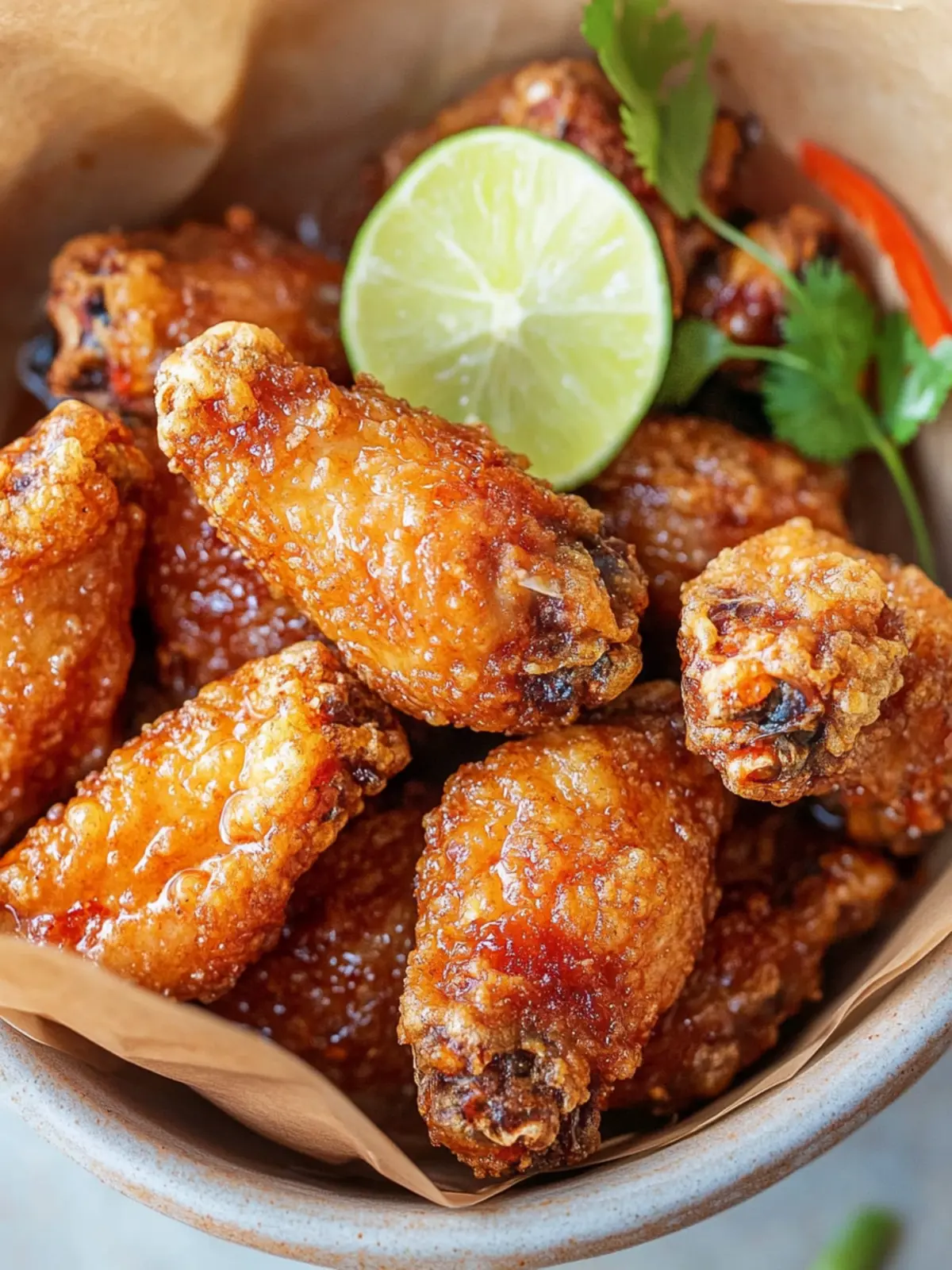 Vietnamese Fish Sauce Fried Chicken Wings