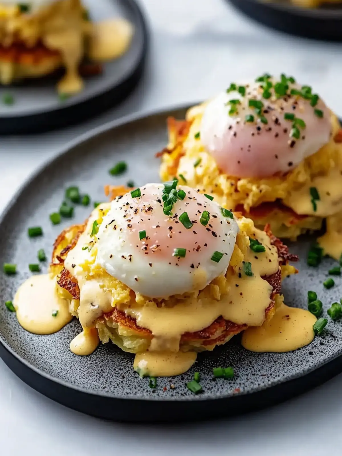 Mouthwatering Latke Eggs Benedict
